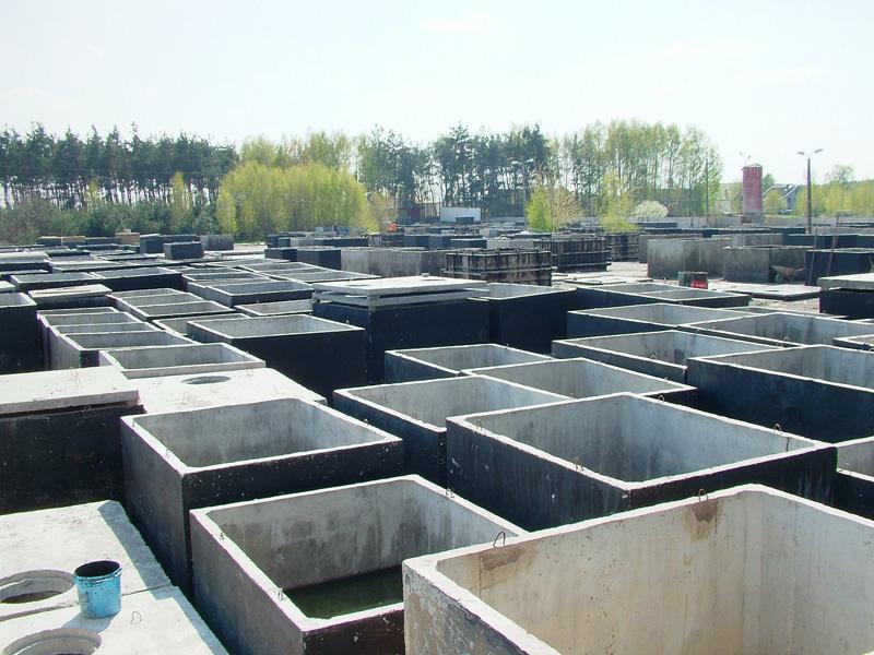 Jednokomorové betonové jímky - výroba